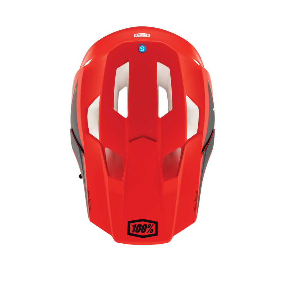 
                  
                    Cargar imagen en el visor de la galería, Casco 100% Trajecta con Fidlock Cargo Fluo Red
                  
                