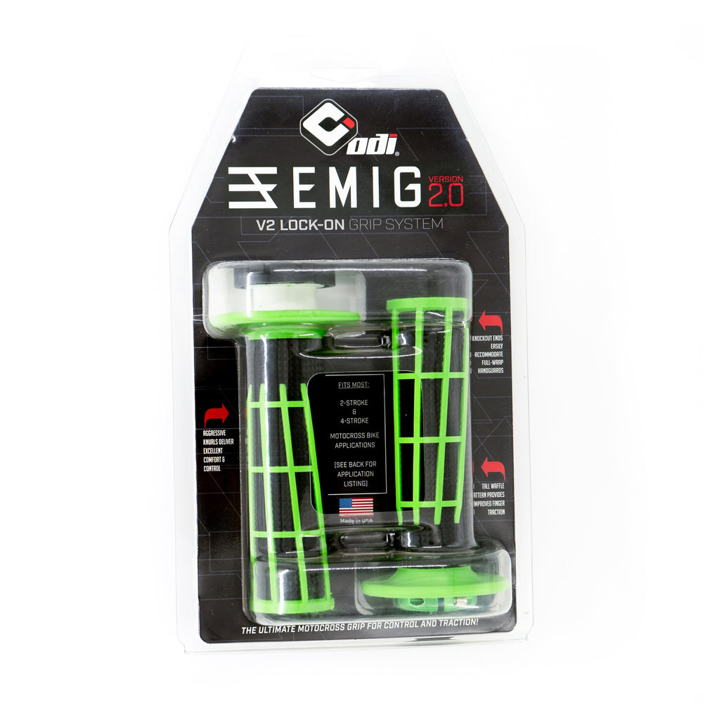 
                  
                    Cargar imagen en el visor de la galería, EMIG 2.0 v2 Lock-ON Grip Black/Green
                  
                