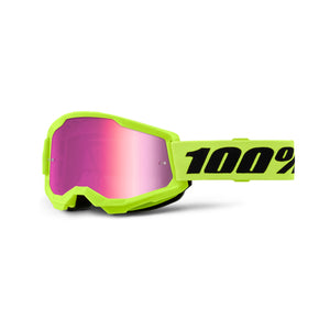 
                  
                    Cargar imagen en el visor de la galería, STRATA 2 Goggle Neon Yellow - Mirror Pink Lens
                  
                