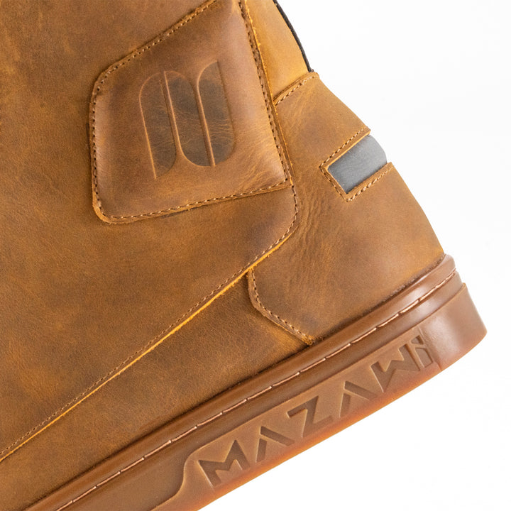 Botas para Motociclista Mazawi Kanan Brown Urbana