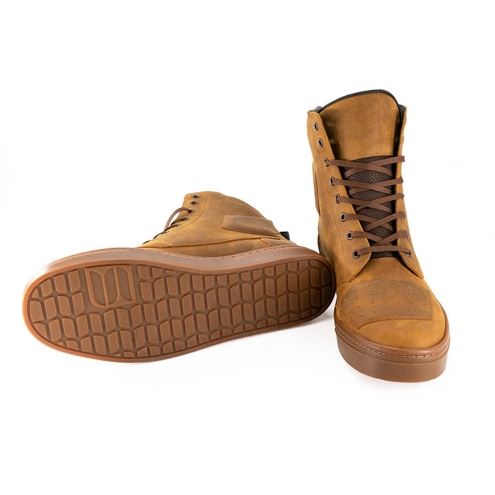 Botas para Motociclista Mazawi Kanan Brown Urbana