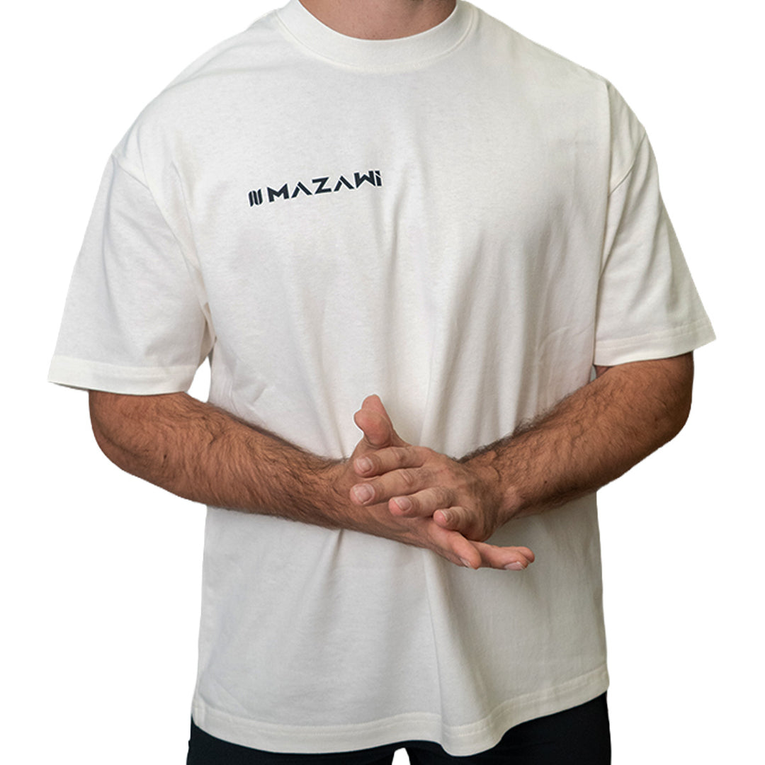 T-Shirt Casual Blanco - Mazawi Pro 2026