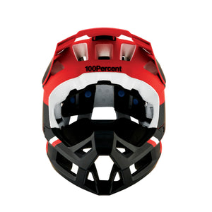 
                  
                    Cargar imagen en el visor de la galería, Casco 100% Trajecta con Fidlock Cargo Fluo Red
                  
                